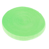 Maxbell 10 Meters Cotton Elastic Band Sewing Trims 15mm Width Fluorescent Green