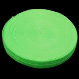 Maxbell 10 Meters Cotton Elastic Band Sewing Trims 15mm Width Fluorescent Green