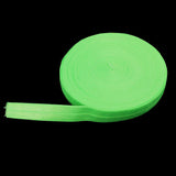 Maxbell 10 Meters Cotton Elastic Band Sewing Trims 15mm Width Fluorescent Green