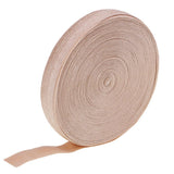 Maxbell 10 Meters Cotton Elastic Band Sewing Trims 15mm Width Light Khaki