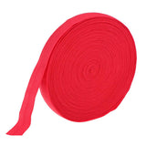 Maxbell 10 Meters Cotton Elastic Band Sewing Trims 15mm Width Red