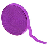 Max 10 Meters Cotton Elastic Band Sewing Trims 15mm Width Purple