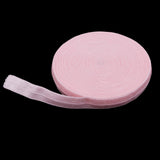 Maxbell 10 Meters Cotton Elastic Band Sewing Trims 15mm Width Light Pink