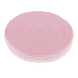 Maxbell 10 Meters Cotton Elastic Band Sewing Trims 15mm Width Light Pink