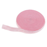 Maxbell 10 Meters Cotton Elastic Band Sewing Trims 15mm Width Light Pink