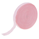Maxbell 10 Meters Cotton Elastic Band Sewing Trims 15mm Width Light Pink