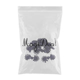 Maxbell 5 Pairs Chinese Frog Knot Closure Buttons for Cloth Decor Navy