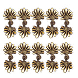 Maxbell 5 Pairs Chinese Frog Knot Closure Buttons for Cloth Decor coffee and gold