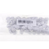 Maxbell 10 Pairs Chinese Knot Buttons Three Wheels for Cheongsam Tang Suit Silver
