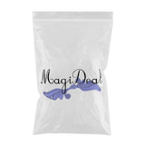 Maxbell 1 Pair Wing Satin Chinese Decorative Knots Cheongsam Sewing Fasteners Blue