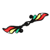 Maxbell 1 Pair Wing Satin Chinese Decorative Knots Cheongsam Sewing Fasteners Multi