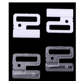 Maxbell 10 Sets Bra Clip Swimwear Clickers Bikini Front Closure Buckle Clips White