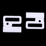 Maxbell 10 Sets Bra Clip Swimwear Clickers Bikini Front Closure Buckle Clips White