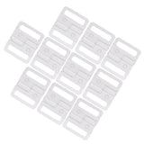Maxbell 10 Sets Bra Clip Swimwear Clickers Bikini Front Closure Buckle Clips Clear