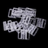 Maxbell 10 Sets Bra Clip Swimwear Clickers Bikini Front Closure Buckle Clips Clear