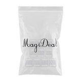 Maxbell 10 Sets Bra Clip Swimwear Clickers Bikini Front Closure Buckle Clips Clear