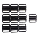 10 Set Plastic Bra Closure Sewing Clips Back Strap Holder Accessories Black