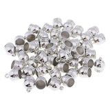 Max 50Pcs Plastic End Cap Bead Stopper DIY Leather Cord Jewelry Findings  Silver