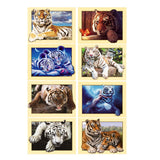 Maxbell DIY 5D Diamond Embroidery Painting Tiger Cross Stitch Art Kit White Tiger