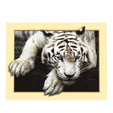 Maxbell DIY 5D Diamond Embroidery Painting Tiger Cross Stitch Art Kit White Tiger