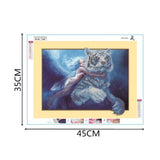 Maxbell DIY 5D Diamond Embroidery Painting Tiger Cross Stitch Art Kit Tiger Beauty