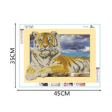 Maxbell DIY 5D Diamond Embroidery Painting Tiger Cross Stitch Art Kit Tigger Sky