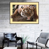Maxbell DIY 5D Diamond Embroidery Painting Tiger Cross Stitch Art Kit Tigger Stone