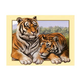 Maxbell DIY 5D Diamond Embroidery Painting Tiger Cross Stitch Art Kit Double Tigers
