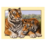 Maxbell DIY 5D Diamond Embroidery Painting Tiger Cross Stitch Art Kit Double Tigers