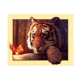Maxbell DIY 5D Diamond Embroidery Painting Tiger Cross Stitch Art Kit Tigger Flower