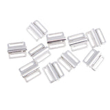 Max 10 Sets BIKINI CLIPS Hook & Snap Metal  Strap Bra Fastener Swimwear 10mm