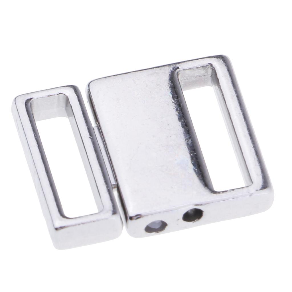 10 Pcs Bra Clip Hook Metal Clasps Bra Fasteners Strap Accesories 14.7mm
