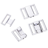 Max 10 Sets BIKINI CLIPS Hook & Snap Metal  Strap Bra Fastener Swimwear 11mm