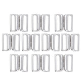 Max 10 Sets BIKINI CLIPS Hook & Snap Metal  Strap Bra Fastener Swimwear 14mm