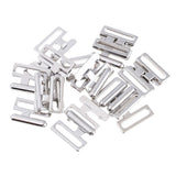 Max 10 Sets BIKINI CLIPS Hook & Snap Metal  Strap Bra Fastener Swimwear 14mm