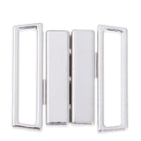 Max 10 Sets BIKINI CLIPS Hook & Snap Metal  Strap Bra Fastener Swimwear 14.7mm