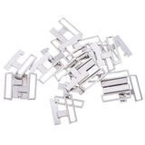 Max 10 Sets BIKINI CLIPS Hook & Snap Metal  Strap Bra Fastener Swimwear 14.7mm