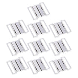 Max 10 Sets BIKINI CLIPS Hook & Snap Metal  Strap Bra Fastener Swimwear 14.7mm
