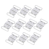 Max 10 Sets BIKINI CLIPS Hook & Snap Metal  Strap Bra Fastener Swimwear 16mm