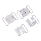 Max 10 Sets BIKINI CLIPS Hook & Snap Metal  Strap Bra Fastener Swimwear 16mm