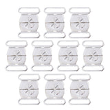 Max 10 Sets BIKINI CLIPS Hook & Snap Metal  Strap Bra Fastener Swimwear 16mm