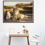 Maxbell DIY 5D Diamond Embroidery Painting Cross Stitch Kit Crafts Cat