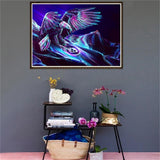 Maxbell DIY 5D Diamond Embroidery Painting Cross Stitch Kit Crafts Eagle