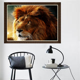 Maxbell DIY 5D Diamond Embroidery Painting Cross Stitch Kit Crafts Loin