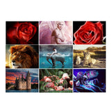 Maxbell DIY 5D Diamond Embroidery Painting Cross Stitch Kit Crafts Rose Flower