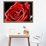 Maxbell DIY 5D Diamond Embroidery Painting Cross Stitch Kit Crafts Rose Flower