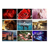 Maxbell DIY 5D Diamond Embroidery Painting Cross Stitch Kit Crafts Rose Flower