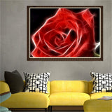 Maxbell DIY 5D Diamond Embroidery Painting Cross Stitch Kit Crafts Rose Flower
