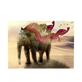Maxbell DIY Diamond Painting Embroidery Paint By Number Kits Elephant and Hill