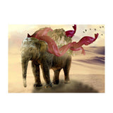 Maxbell DIY Diamond Painting Embroidery Paint By Number Kits Elephant and Hill